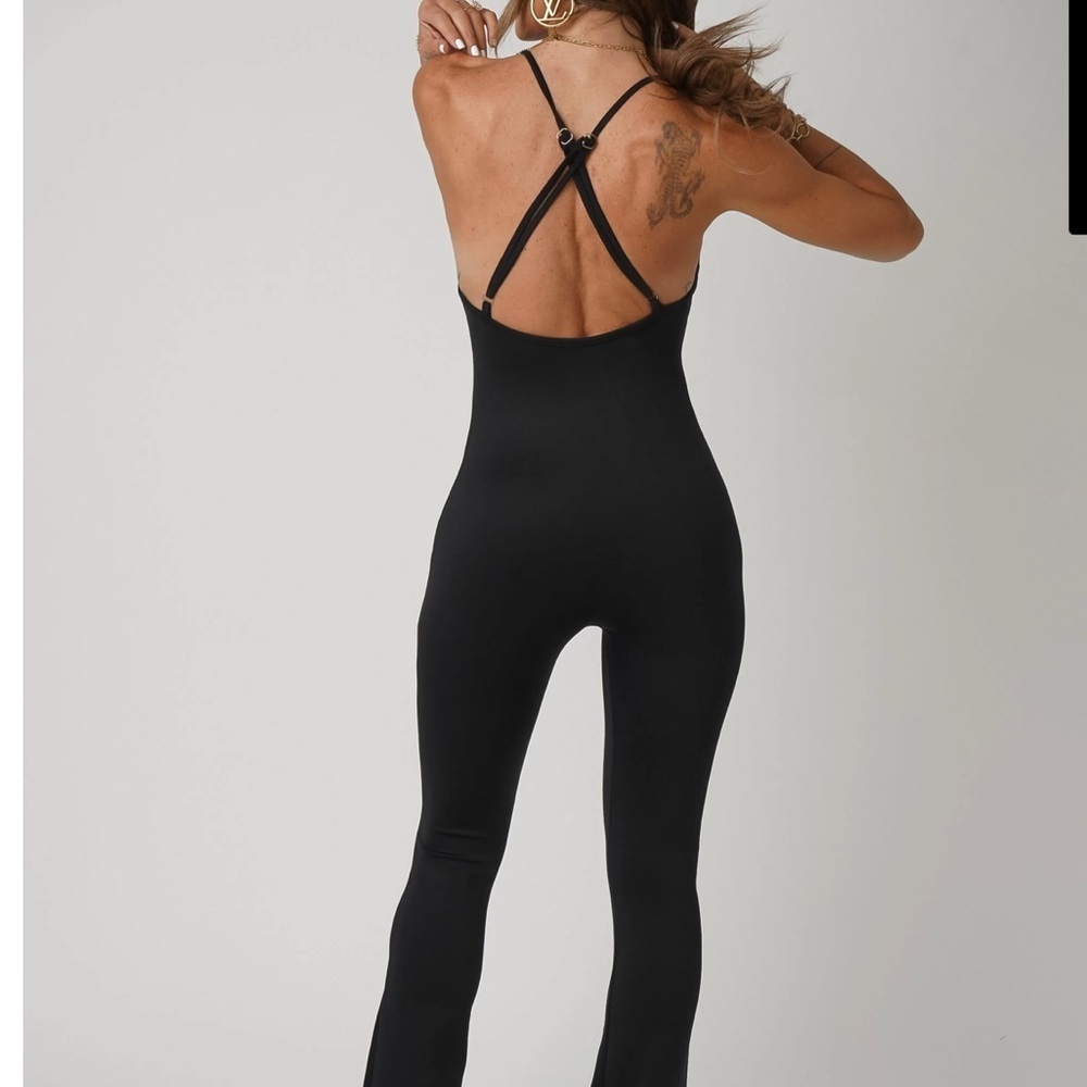 Black jumpsuit size xl. Nwot - Picture 4 of 4